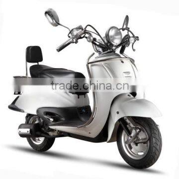 2016 Europe EEC Market high quality 49CC White Color Gas Cool Mini Scooter