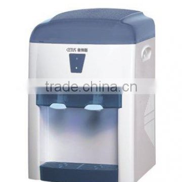 Desktop cold and hot water dispenser