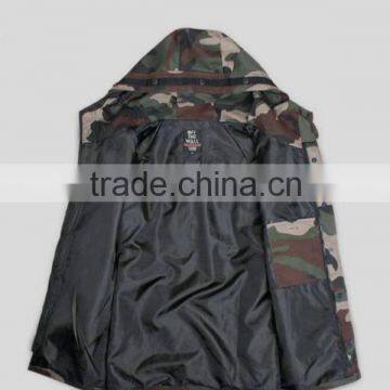 Man Waterproof Windproof Sports Hooded Camo Hunting Clothing Designer Outdoor photo-4