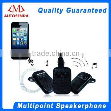 Cost-effective multipoint speakerphone, multipoint bluetooth speakerphone cigarette lighter