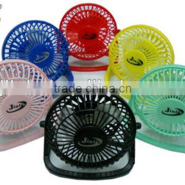 promotional gift items for students Rotate 360 degrees plastic mini usb fan