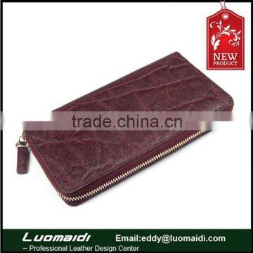 New fashion product elephant leather unisex clutch bag ,exotic leather travel wallet