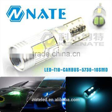Hotsaling Car Canbus 5730 10smd T10 Led photo-4