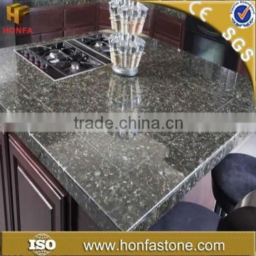 High quality black galaxy quartz countertop