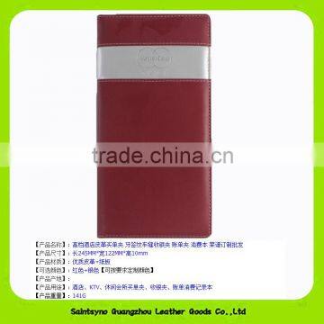 15026 Handmade High Quality Leather Hotel Bill Holder photo-5