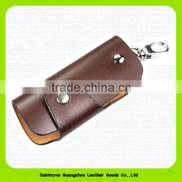 15108 Simple designer key holder genuine leather key purse