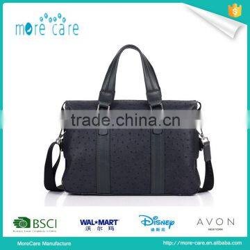 ostrich leather duffle bag