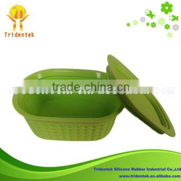 2014 New Design Keep Food Warmer Silicone Storage Box With Lid