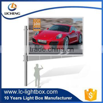 outdoor advertising double side scrolling led lighting billboard with wholesale price