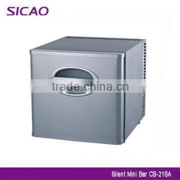 21 Liter Sliding Design Hotel Mini Bar Refrigerator for Hotel Guest Room