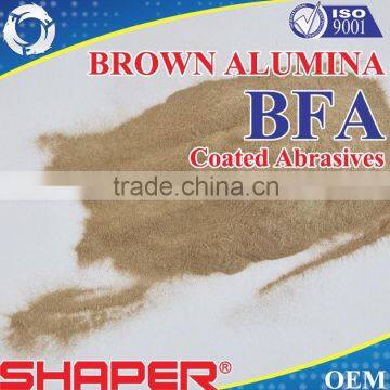 280 # brown aluminum oxide BFA for abrasive cloth roll