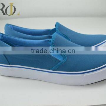 Men Canvas no Lace Shoes Nubuck PU Shoe for Men Vulcanized Shoes photo-2