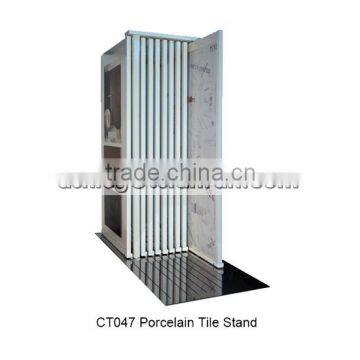 XiaMen Tsianfan custom metal display racks stands/exhibition stand for ceramic tiles in trade show CT047