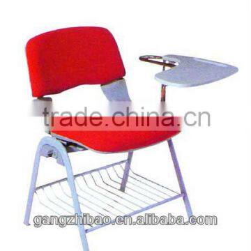 Factory Derict Sales Red Fannel Meeting Desk Chairs and School Desk Chair