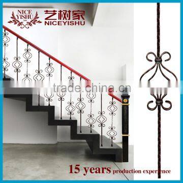 High quality wrought iron stair railing design/wrought iron home decoration