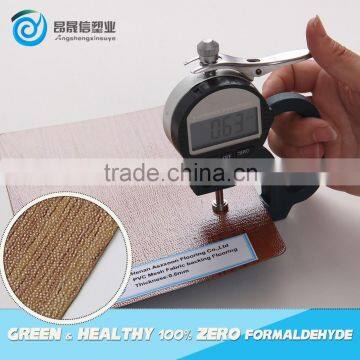 Fire Proof PVC Mesh Fabric Back Vinyl Floor Roll photo-4