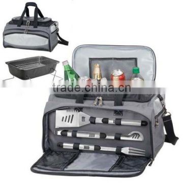 ice bag grill with BBQ accessories, ice bag with BBQ set