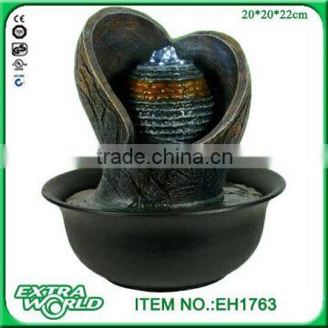 Heart Table Water Falls Fountain