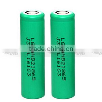 in sotck wholesale 18650 1500mah LG HB2, HB4, HB6 li ion battery batteries in rechargeable