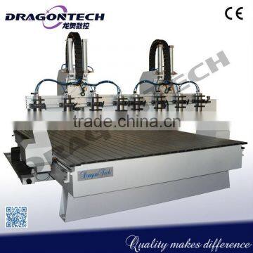 3d wood cutting machine,multi-head cnc router 2030, hot sale cnc router 2030H8