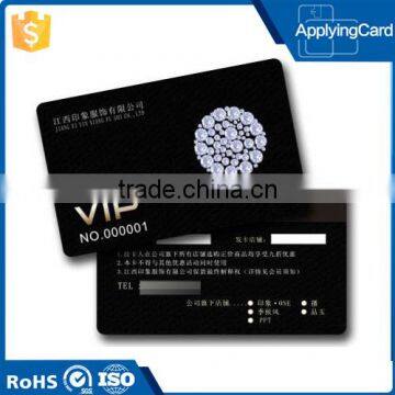 Standard Size PVC card printing PVC VIP card Plastic magnetic stripe PVC Card with custom design