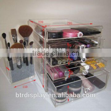 wholesale acrylic makeup organizer with drawers