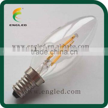 2016 new design No radiation High Quality Dimmable 25000 Hours 2W E14 E27 B22 A19 G45 C35 T25 CE LED Filament Bulb