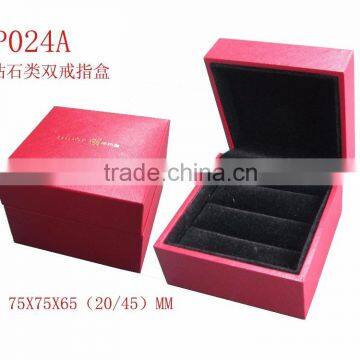 Luxury fancy paper jewelry ring gift box custom wedding ring box