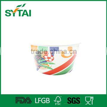 Custom Printed Double Pe Coated Various Sizes Of Ice Cream Paper Cup