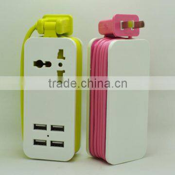 Pink Green 5v 4a Usb Travel Adapter,universal Travel Electric Adapter photo-2