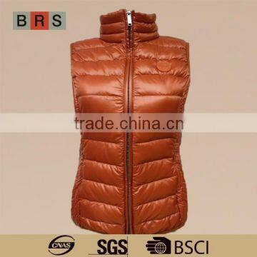 Solid Color Beautiful Women Winter Padded Vest