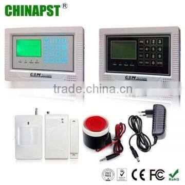 LCD Screen Keypad 10 Wireless Zones Intelligent Gsm Alarms System Equipment CE,FCC,RoHS Certified PST-GSM-02