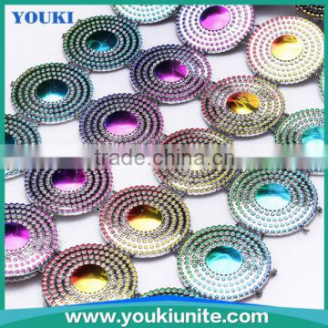 round type colorful flower aluminium sheet