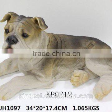 2015 China Supplier Hot New Products Lifelike Resin Dog Statues,dog Statues for Sale