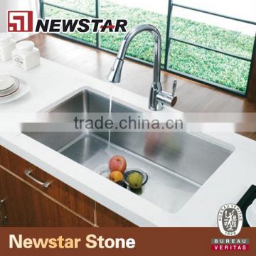 Newstar polish single bowl handmade kitchen sink