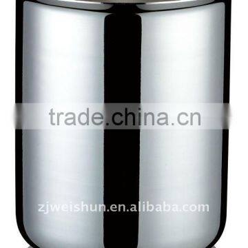 Round Stainless Steel Ice Bucket photo-1