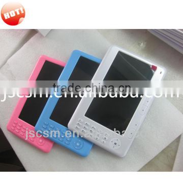 shenzhen top manufacturer 7'' ereader OEM brand button style with good quality,800*480,rockchip 2738,4G memory,PDF