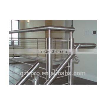 Fashional pattern aluminum handrail glass balustrade railing low price