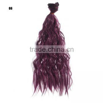 Hot Sale Purple Color Wavy Hair Braiding photo-5