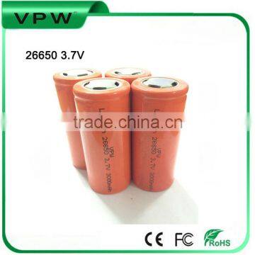 Big discount !!! High Capacity 3.7V 26650 Li-ion Battery from factory