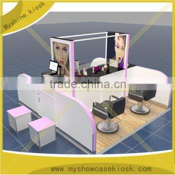 MDF shopping mall threading bar kiosk