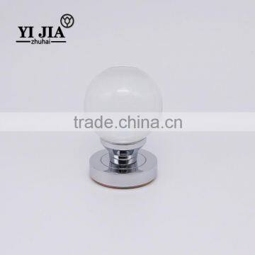 Round Shape Clear Chrome Finish Crystal Knobs for Doors photo-6