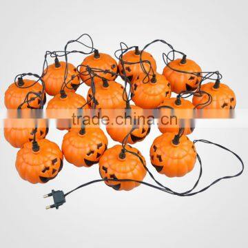 2.5M Halloween Props Haunted House Supplies Bar Decoration 16 LED Pumpkin String Light Fairy Lights Festival Lamp photo-4