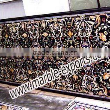 Semi Precious Stone Table Top Table For Home Decoration, Rectangle Table Top