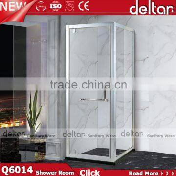 Two Sliding Doors Aluminum Shower Room 6mm/8mm Square Sliding Shower for Hotel Shower Cubicle photo-6