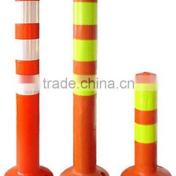 PU warning post,pu flexible cone ,traffic post ,pu post