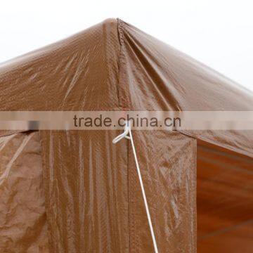 Outsunny 10' x 30' Gazebo Canopy Party Tent w/ 5 Removable Window Walls - Coffee photo-6