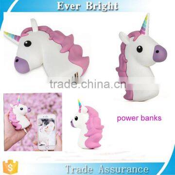 Best products for import unicorn emoji portable external battery charger cartoon power bank