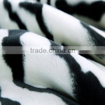 Home Textile High Quality Zebra Printed Heating Flannel Blanket photo-4