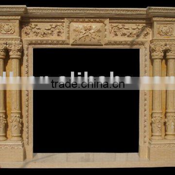 Marble fireplace